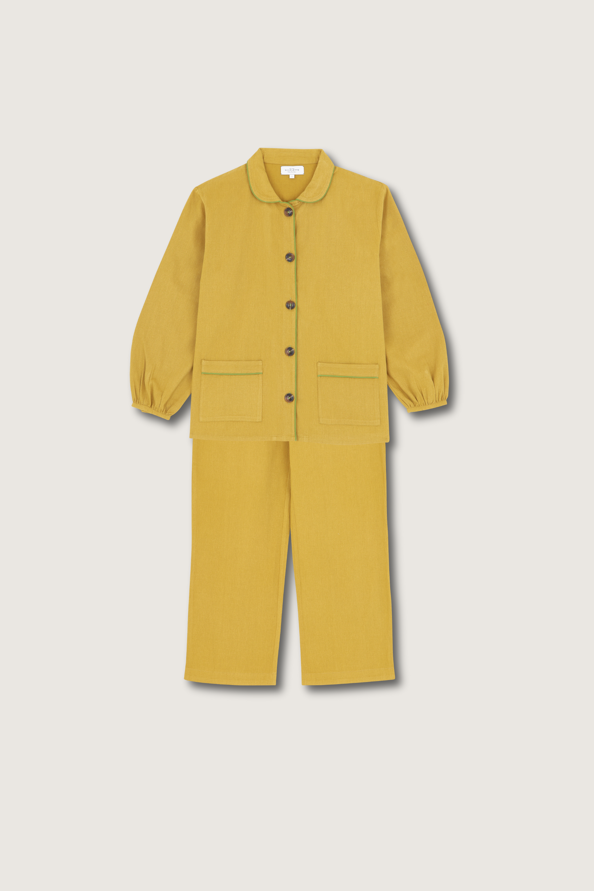 Claudine Jasper Mustard Pyjama