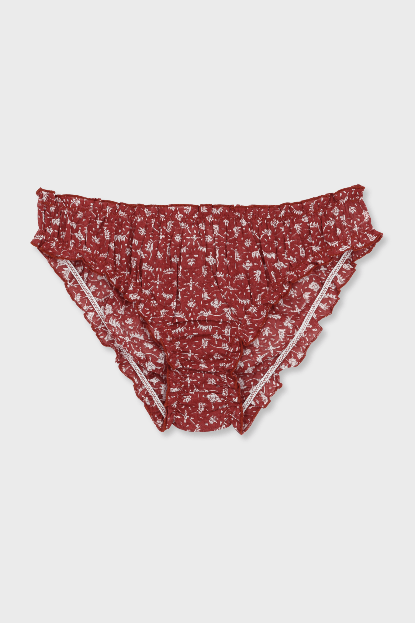 Culotte femme en coton Marge rouge I Scarlette Ateliers