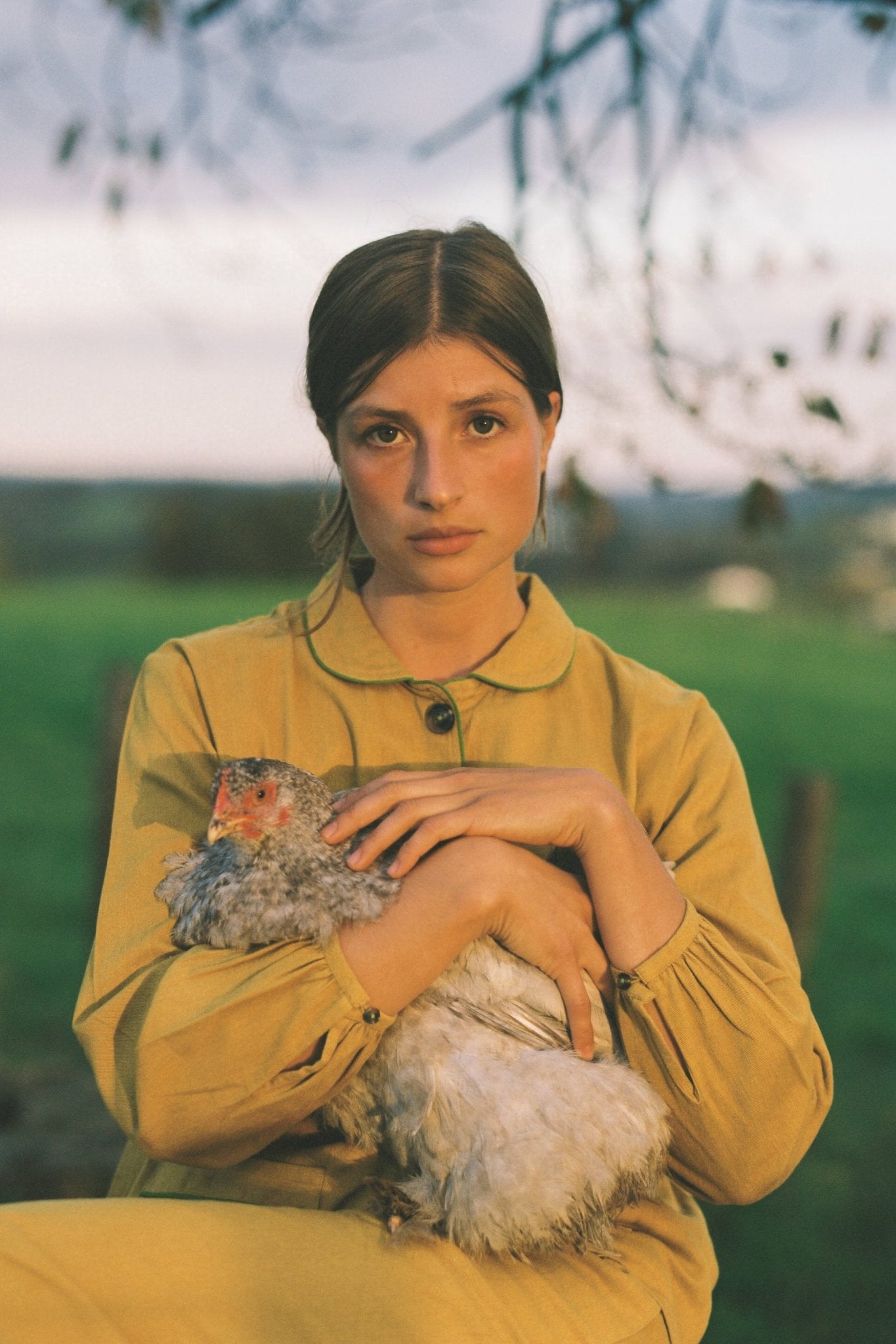 Pyjama Claudine Jasper Moutarde - Scarlette Ateliers