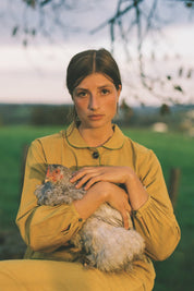 Pyjama Claudine Jasper Moutarde - Scarlette Ateliers