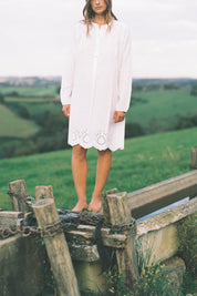 Robe de nuit 3 courte Emma - Scarlette Ateliers