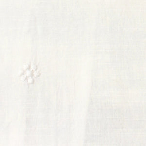 Culotte Bonnie blanche broderies fleurs