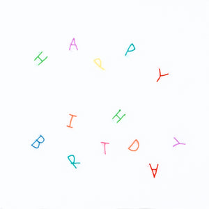 Happy Birthday handkerchief