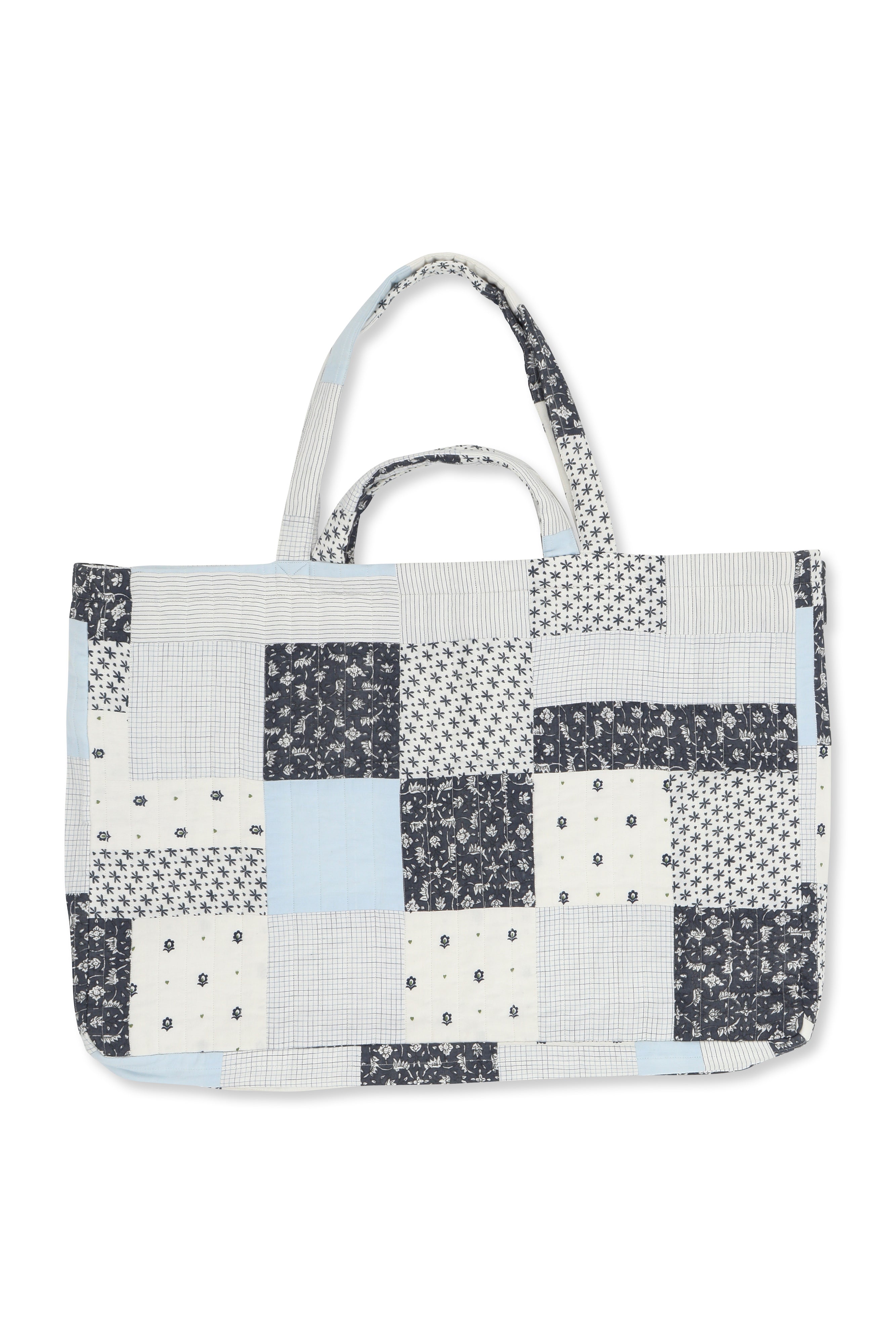 Blue Patchwork Quilted bag