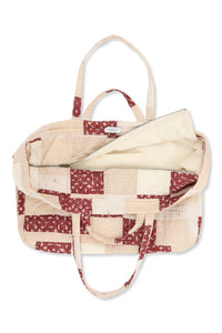 Red Patchwork Quilted bag