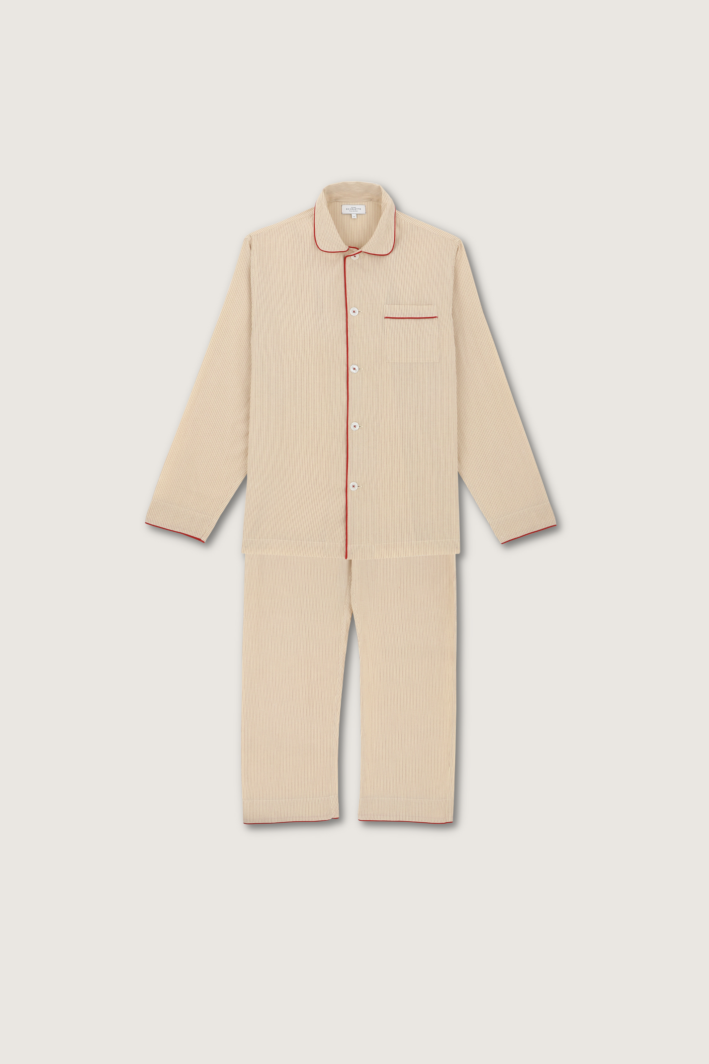 Pyjama Carlos rayures rouges