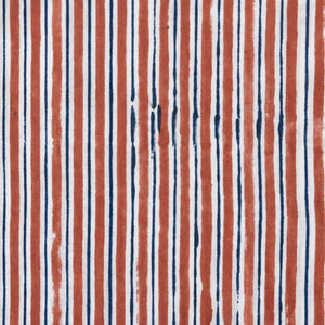 Thelma pyjama set brick stripes