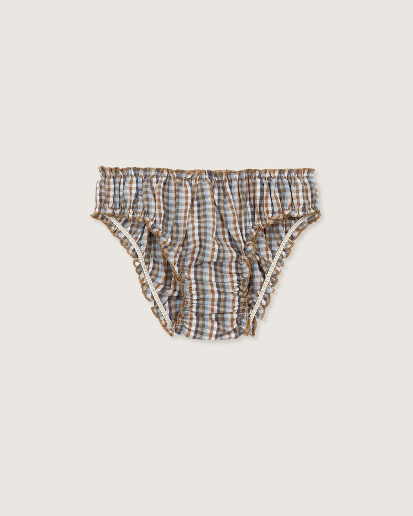 Culotte Bonnie carreaux moka - Scarlette Ateliers