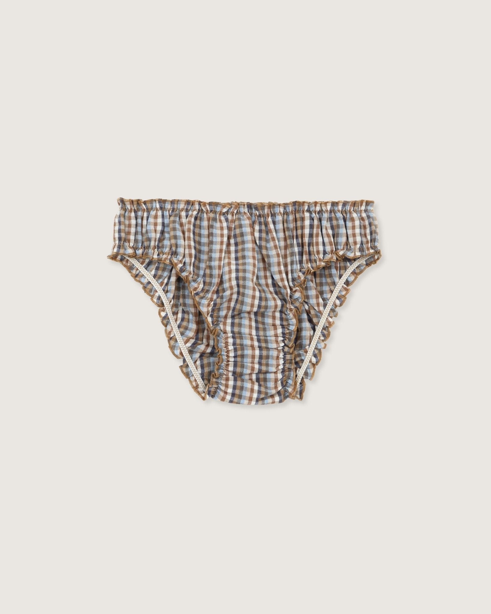 Culotte Bonnie carreaux moka - Scarlette Ateliers