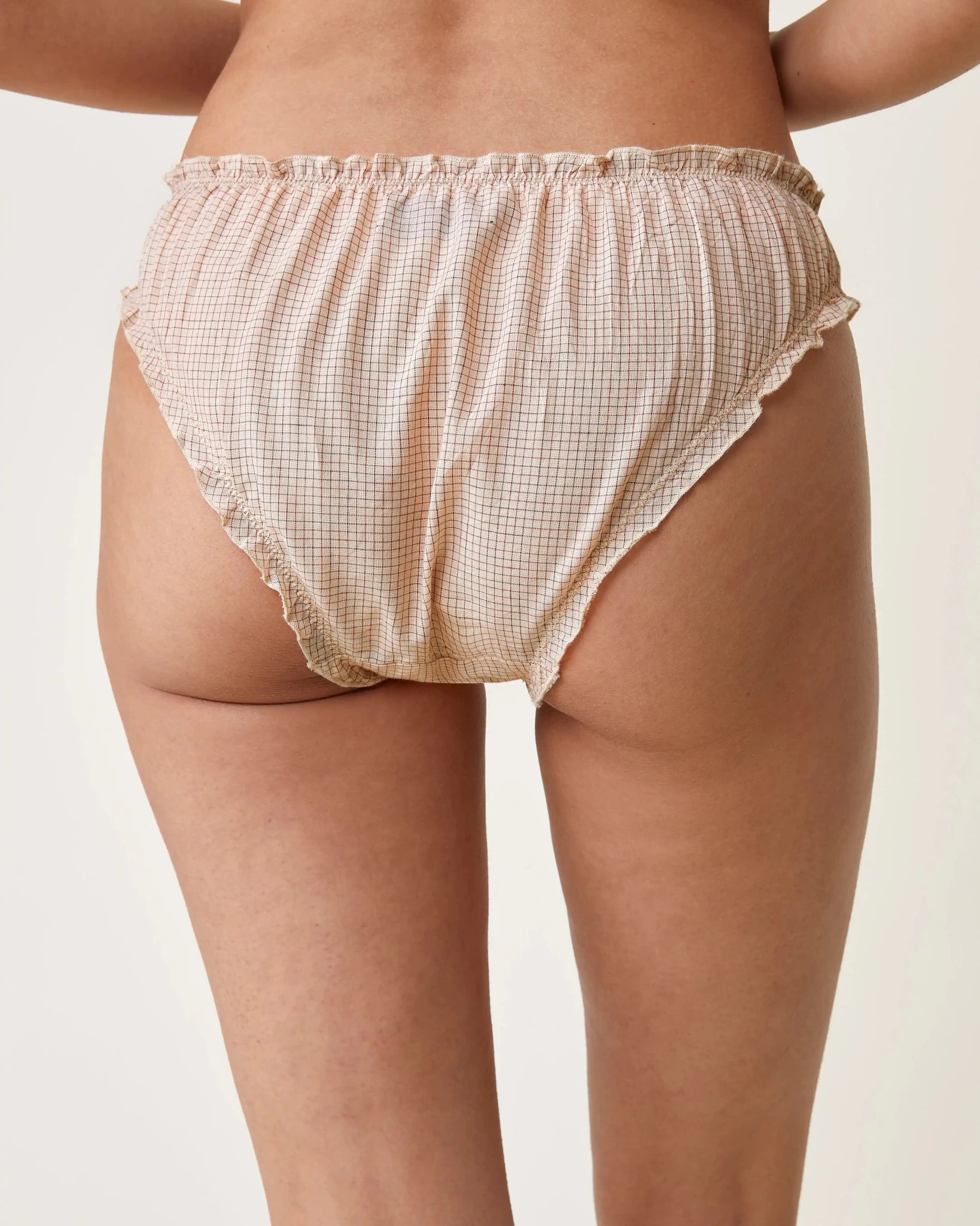 Culotte Bonnie carreaux rouges - Scarlette Ateliers