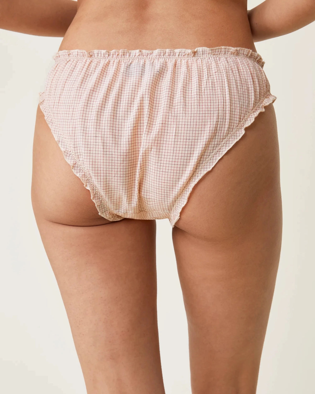Culotte Bonnie carreaux rouges - Scarlette Ateliers