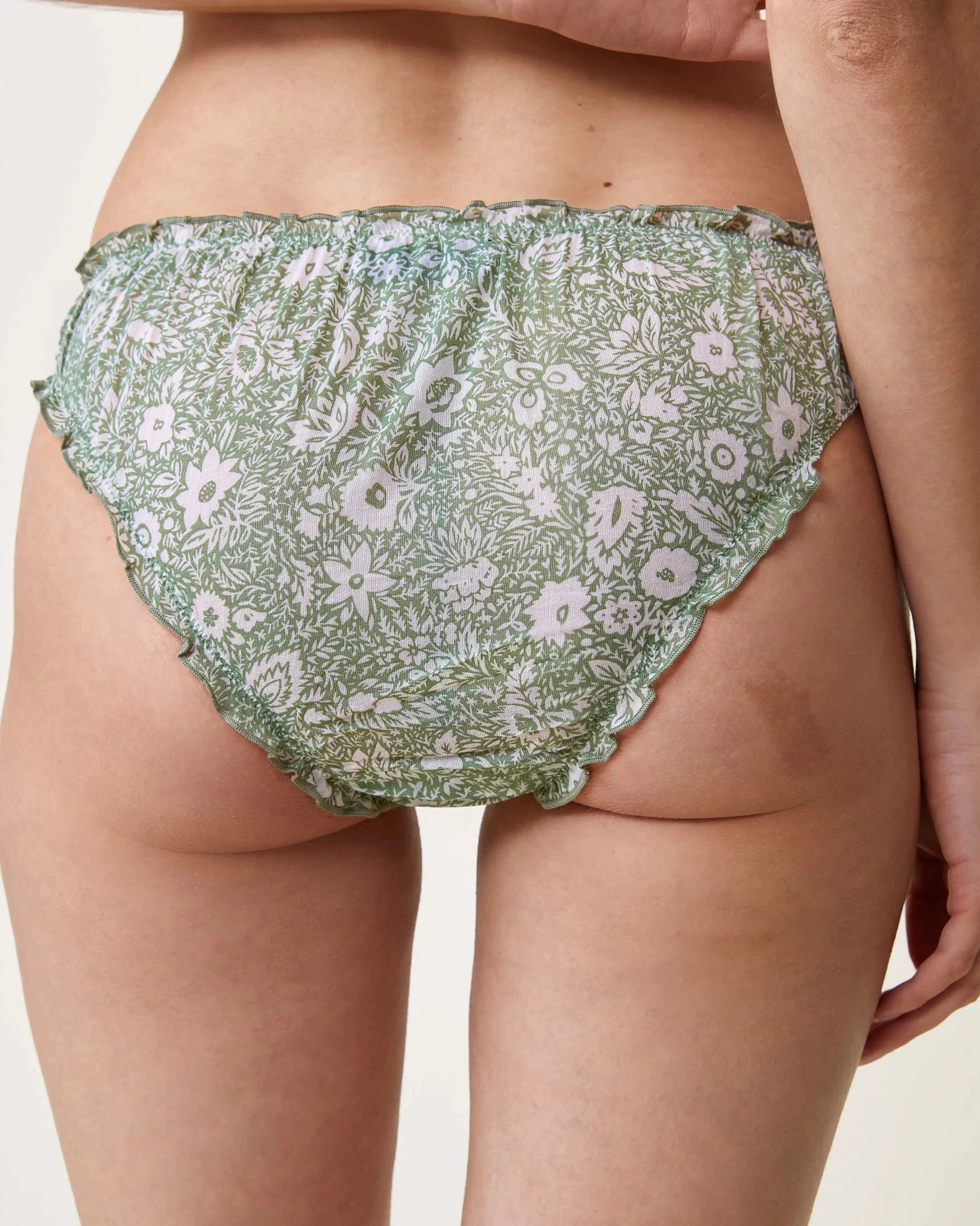 Culotte Bonnie imprimé Victor vert - Scarlette Ateliers