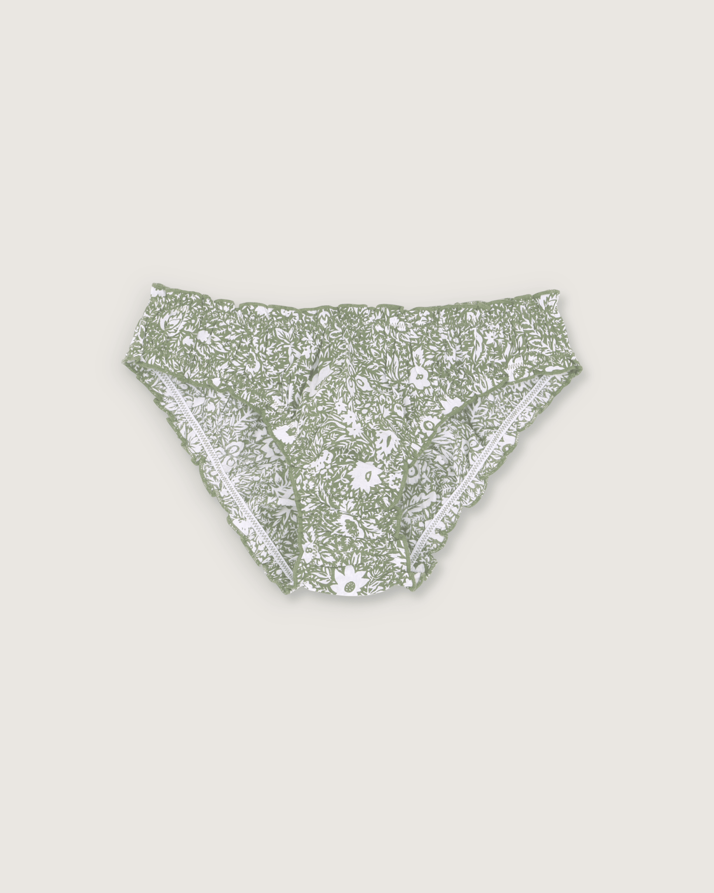 Culotte Bonnie imprimé Victor vert - Scarlette Ateliers