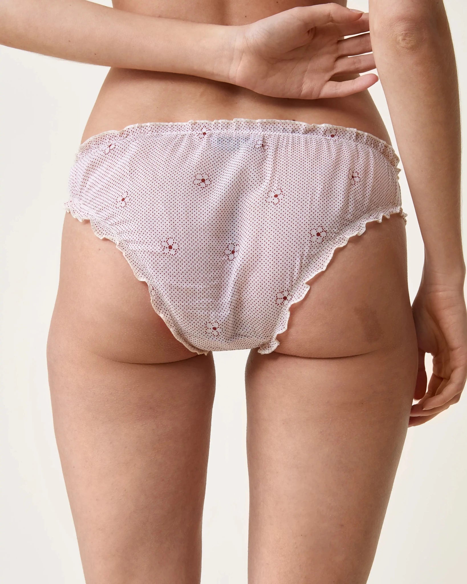 Culotte Bonnie imprimée Alia Rouge - Scarlette Ateliers