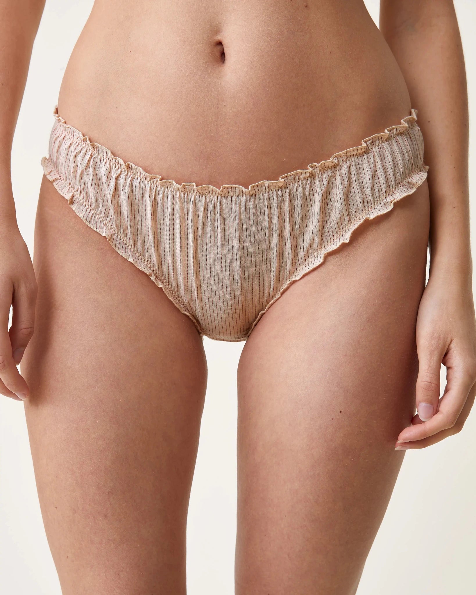 Culotte Bonnie rayures rouges - Scarlette Ateliers