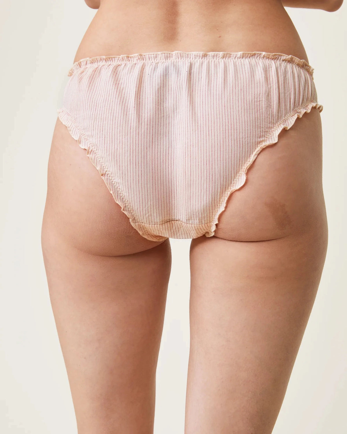 Culotte Bonnie rayures rouges - Scarlette Ateliers