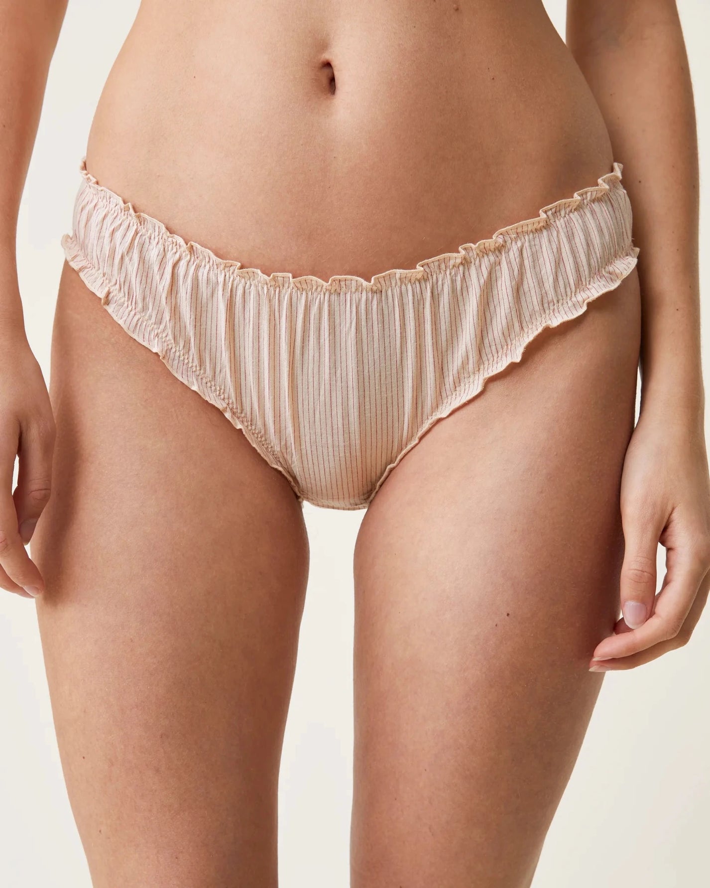 Culotte Bonnie rayures rouges - Scarlette Ateliers