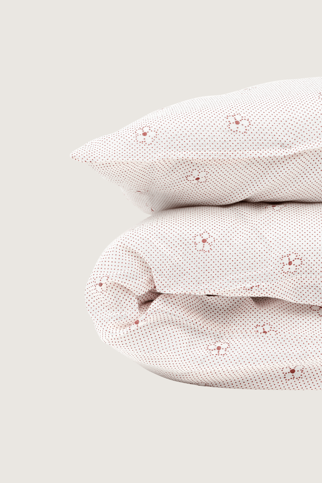 Housse de Couette Alia Rouge - Scarlette Ateliers