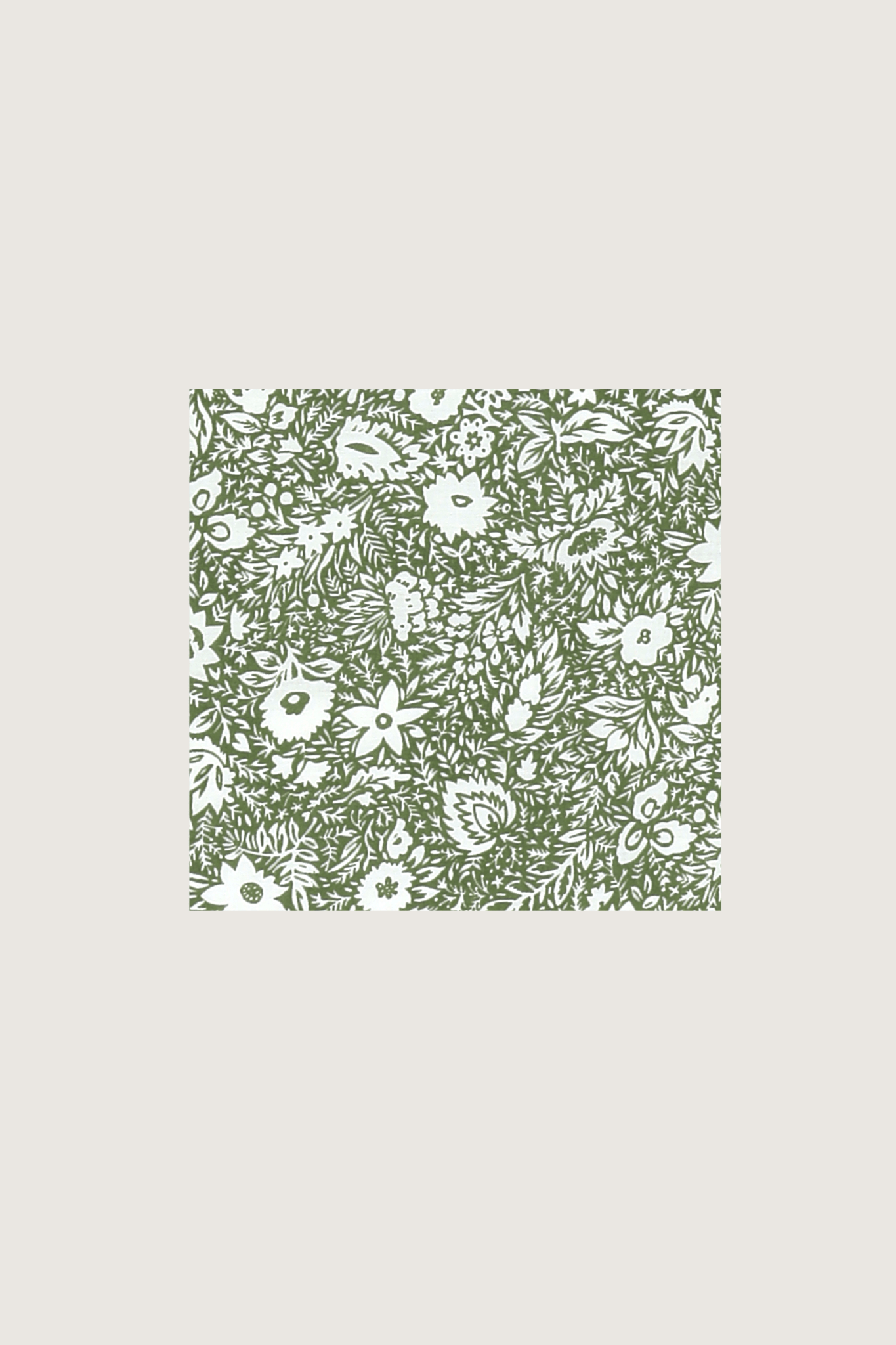Housse de couette imprimé Victor Vert + Taie - Scarlette Ateliers