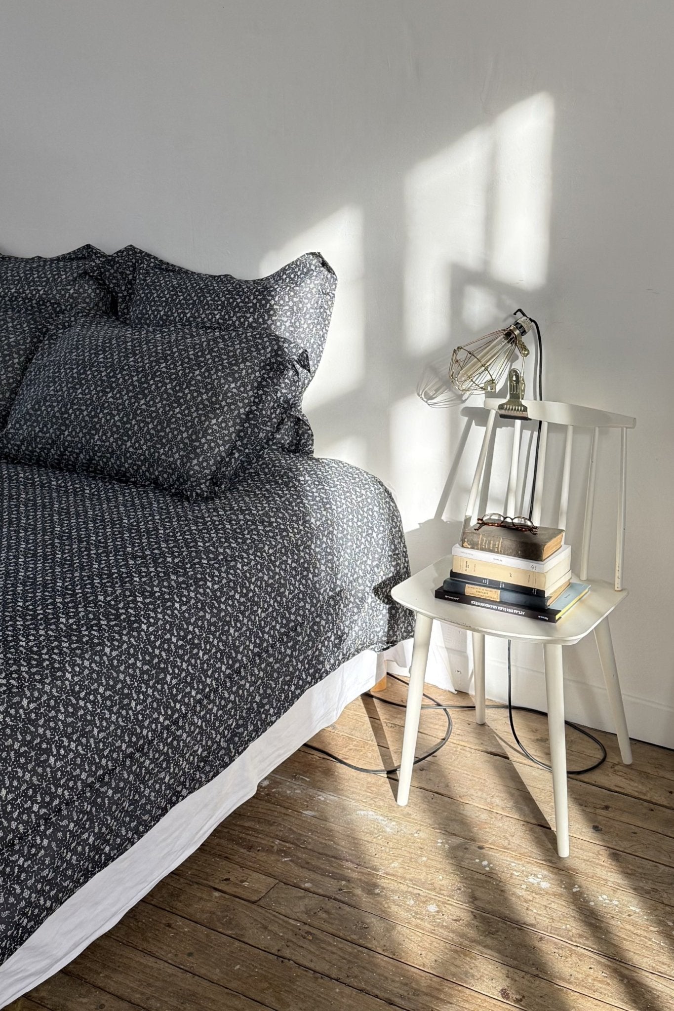 Housse de couette Marge Bleu - Scarlette Ateliers