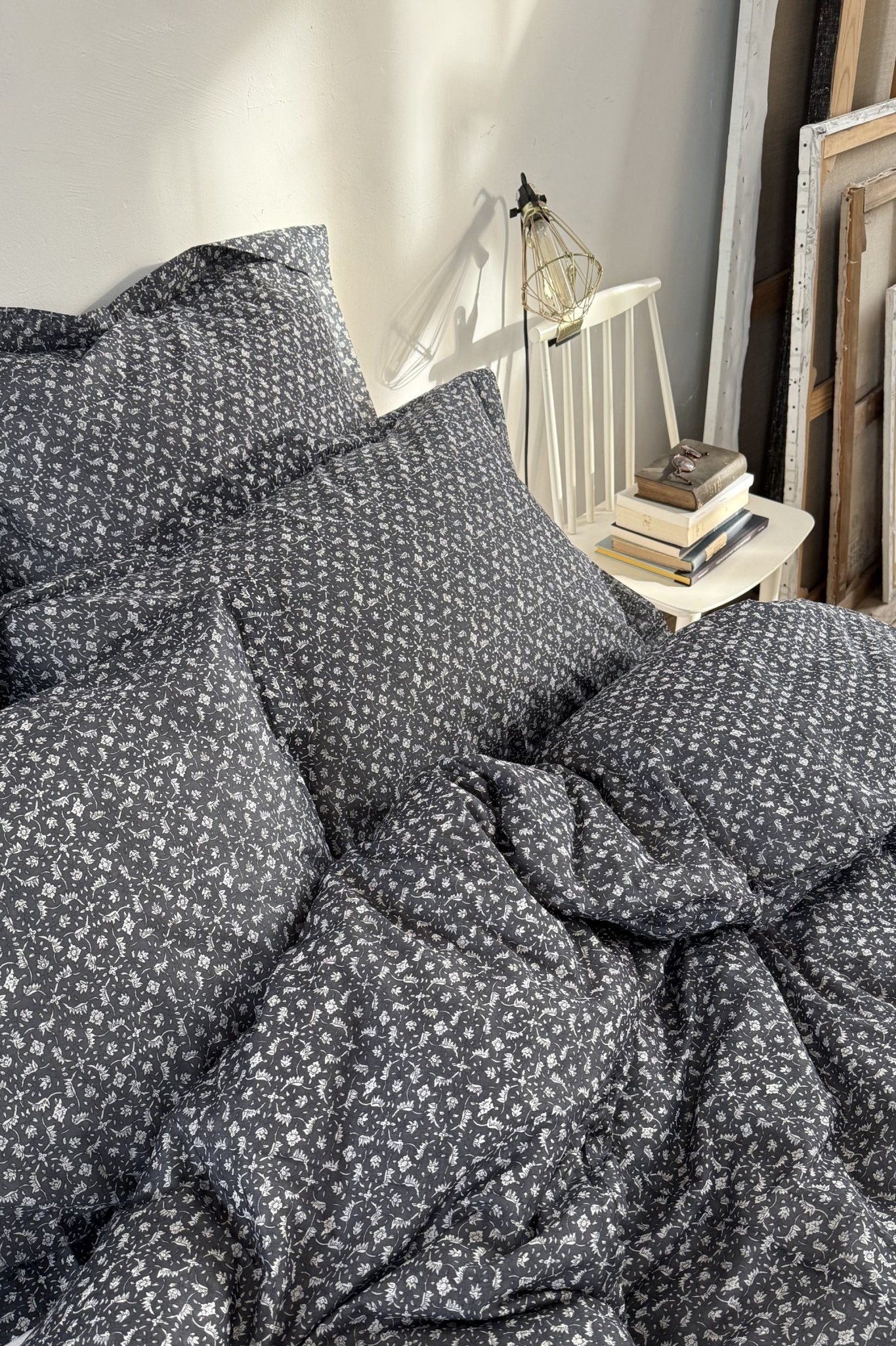 Housse de couette Marge Bleu - Scarlette Ateliers