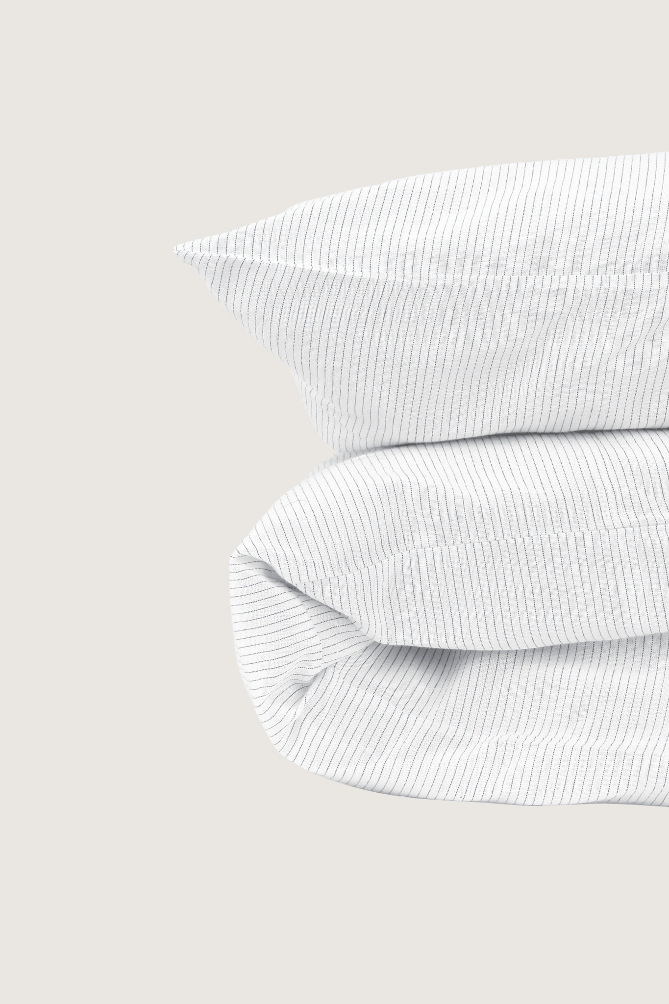 Housse de couette rayures bleues - Scarlette Ateliers