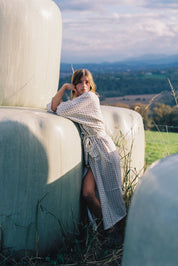Kimono Chloé Bleu - Scarlette Ateliers