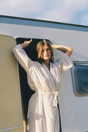Kimono Chloé Bleu - Scarlette Ateliers