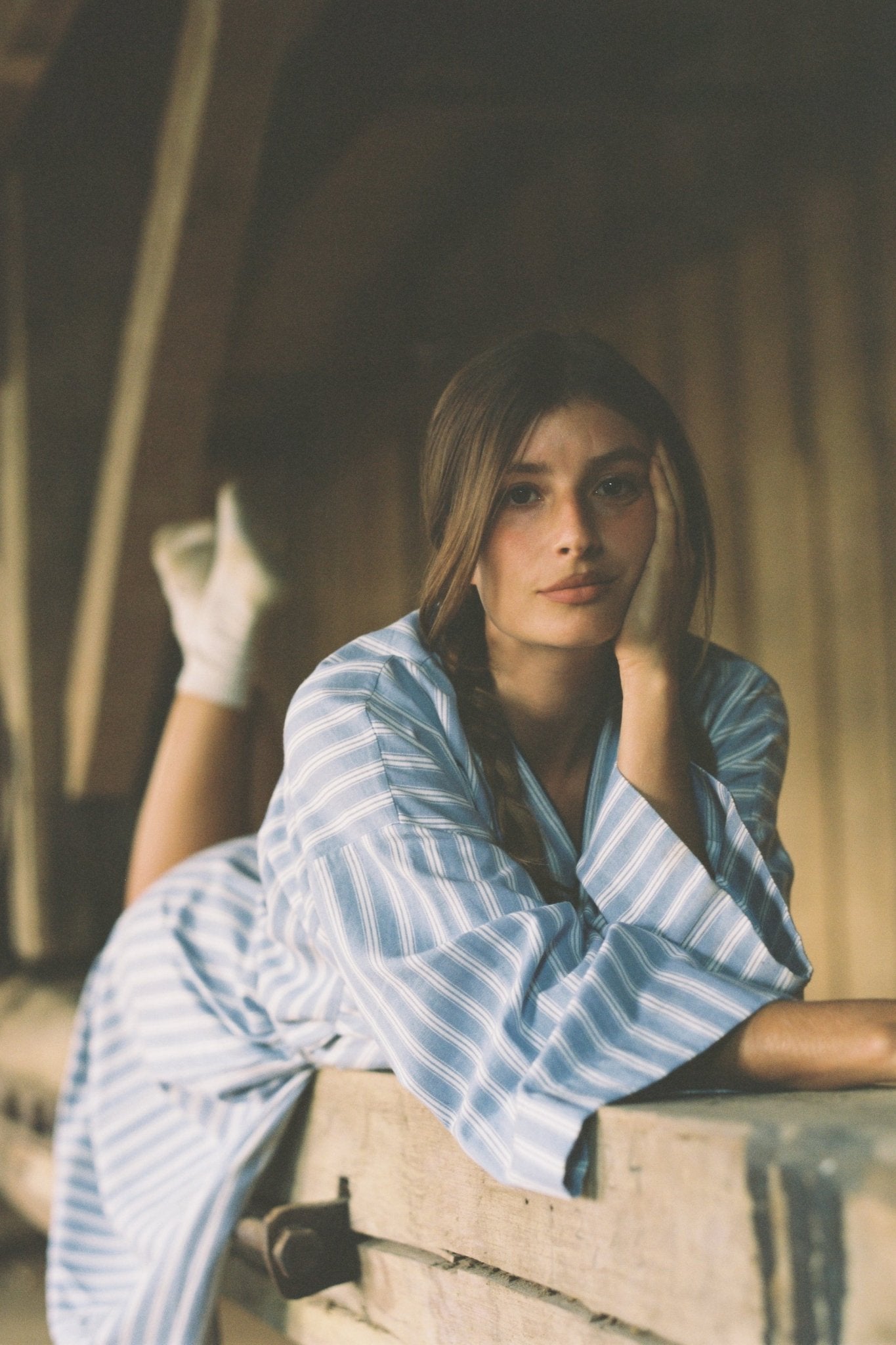 Kimono Jasper Rayures - Scarlette Ateliers