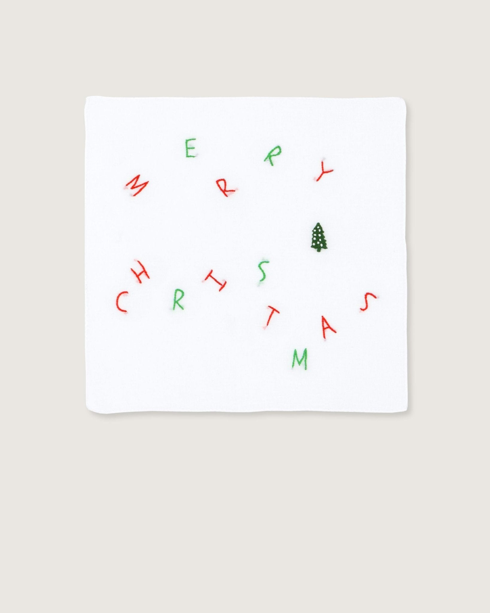 Mouchoir Merry Christmas - Scarlette Ateliers