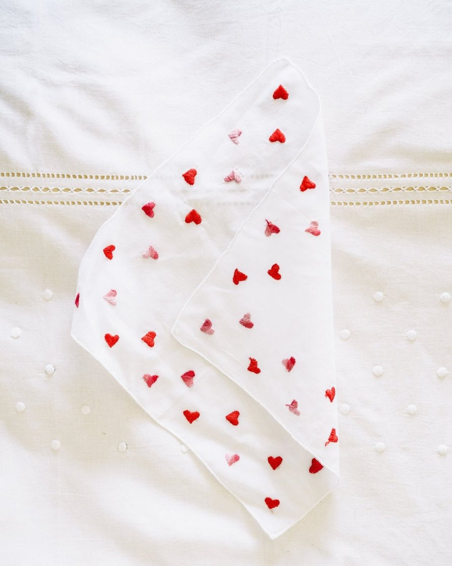 Mouchoir Valentine - Scarlette Ateliers
