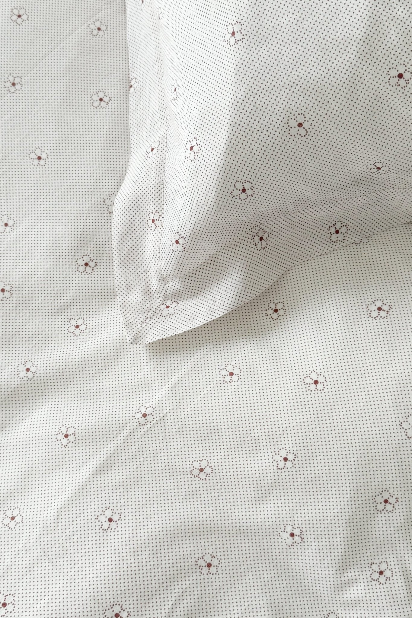 Paire de taies d'oreiller Alia Rouge - Scarlette Ateliers