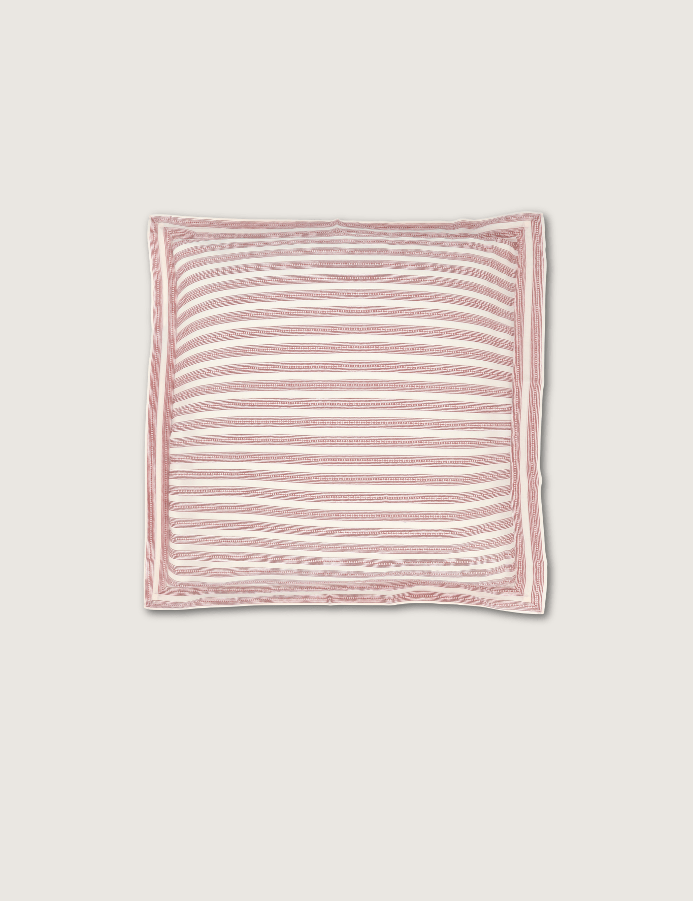 Paire de taies d'oreiller Franz Rouge - Scarlette Ateliers