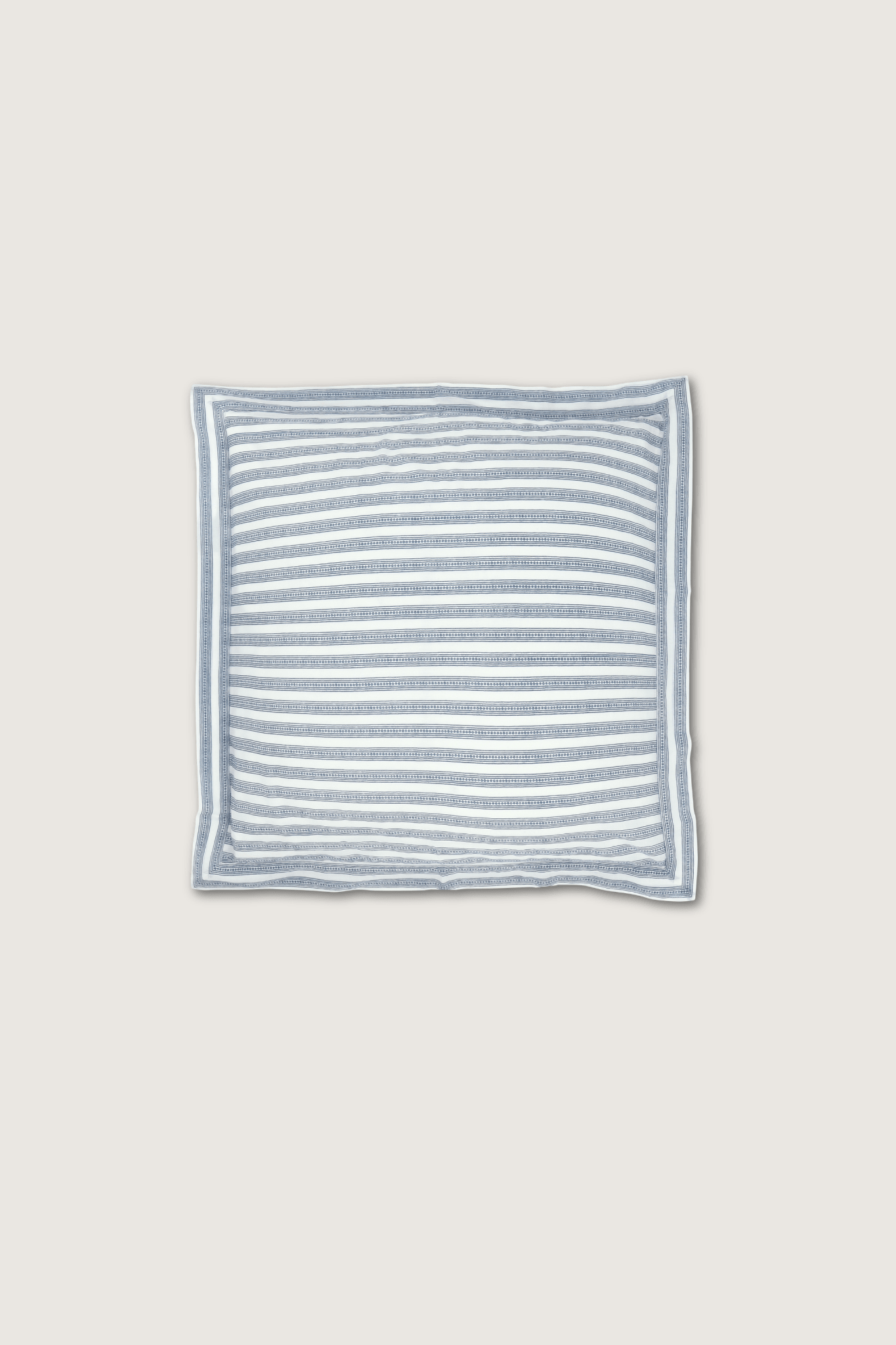 Paire de taies d'oreiller imprimé Franz Bleu - Scarlette Ateliers