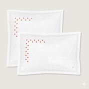Paire de taies d'oreiller Valentine - Scarlette Ateliers