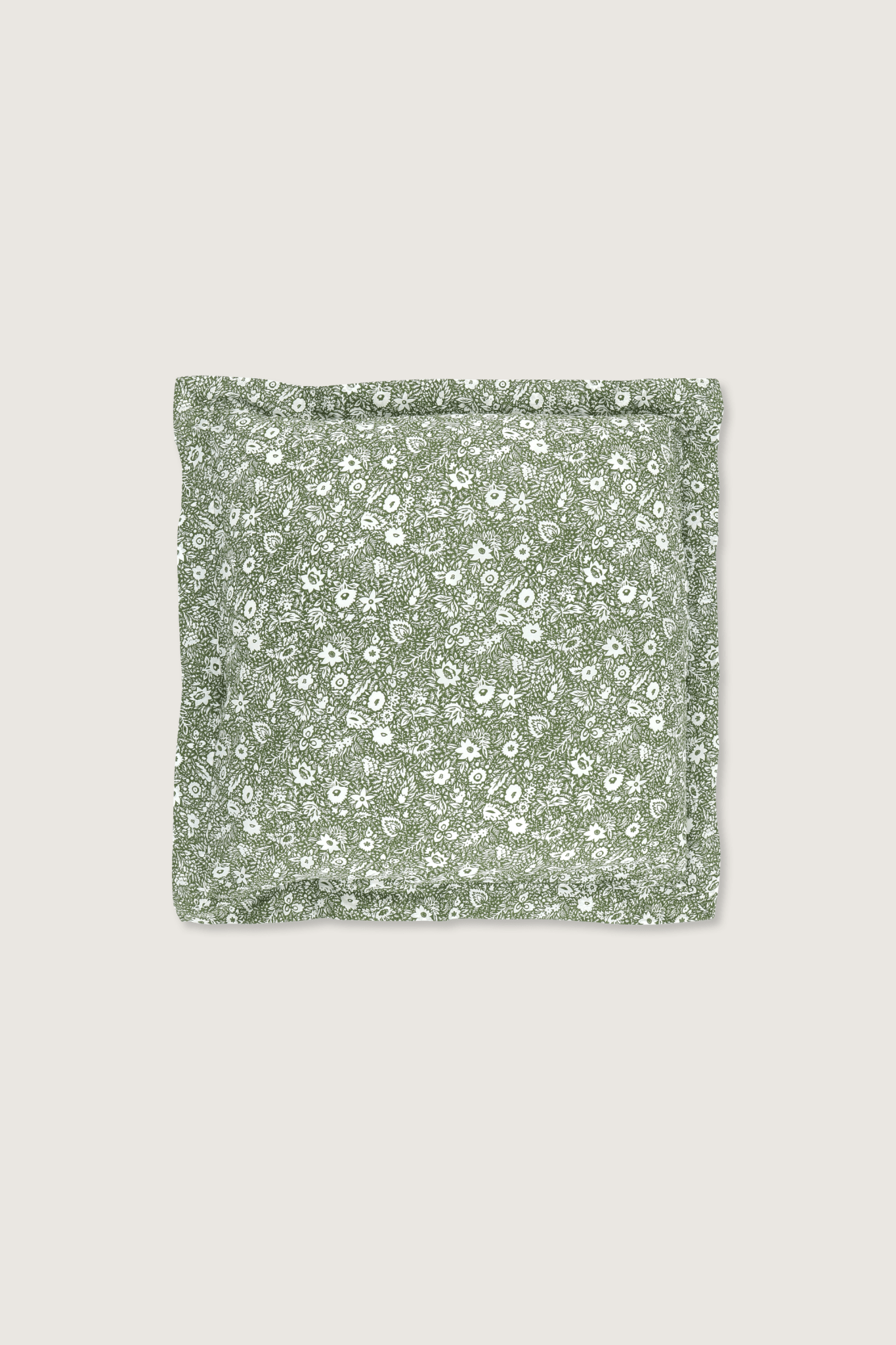 Paire de taies d'oreiller Victor Vert - Scarlette Ateliers