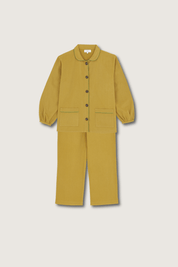 Pyjama Claudine Jasper Moutarde - Scarlette Ateliers
