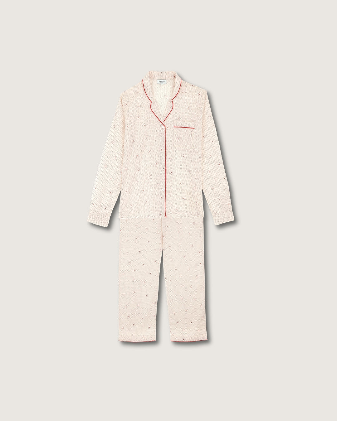Pyjama Femme Alia Rouge - Scarlette Ateliers