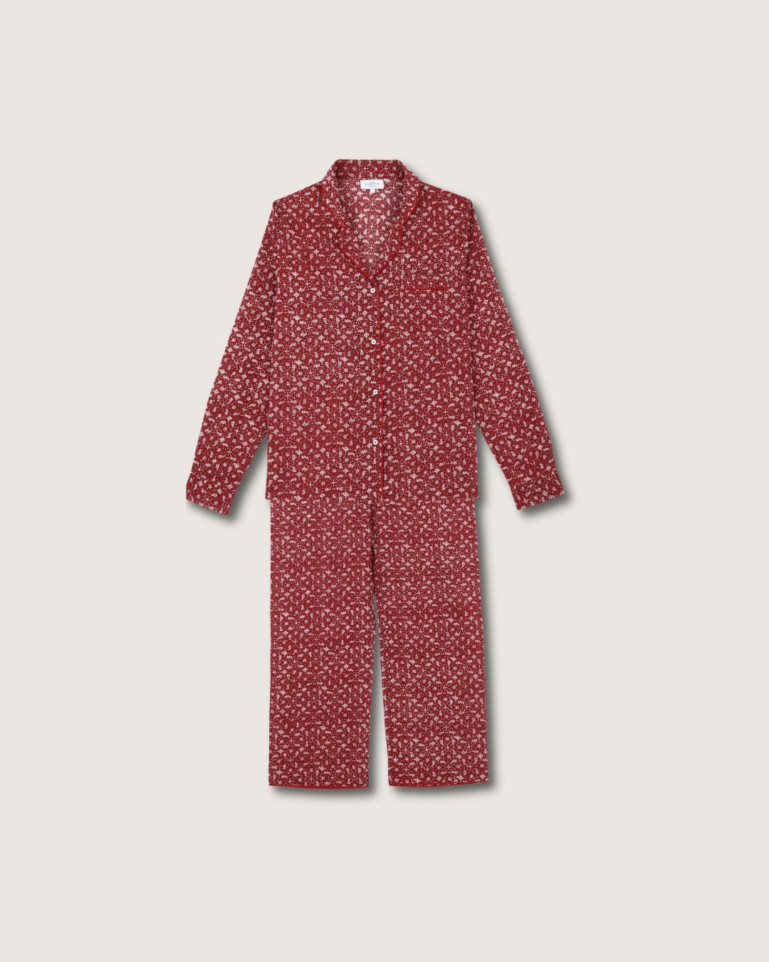 Pyjama Femme Marge Rouge - Scarlette Ateliers