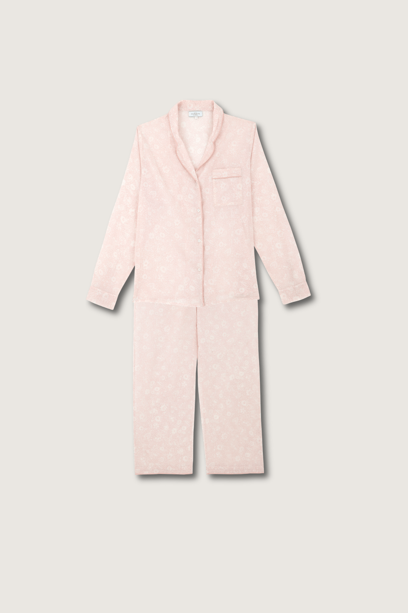 Pyjama Femme Victor Rose - Scarlette Ateliers