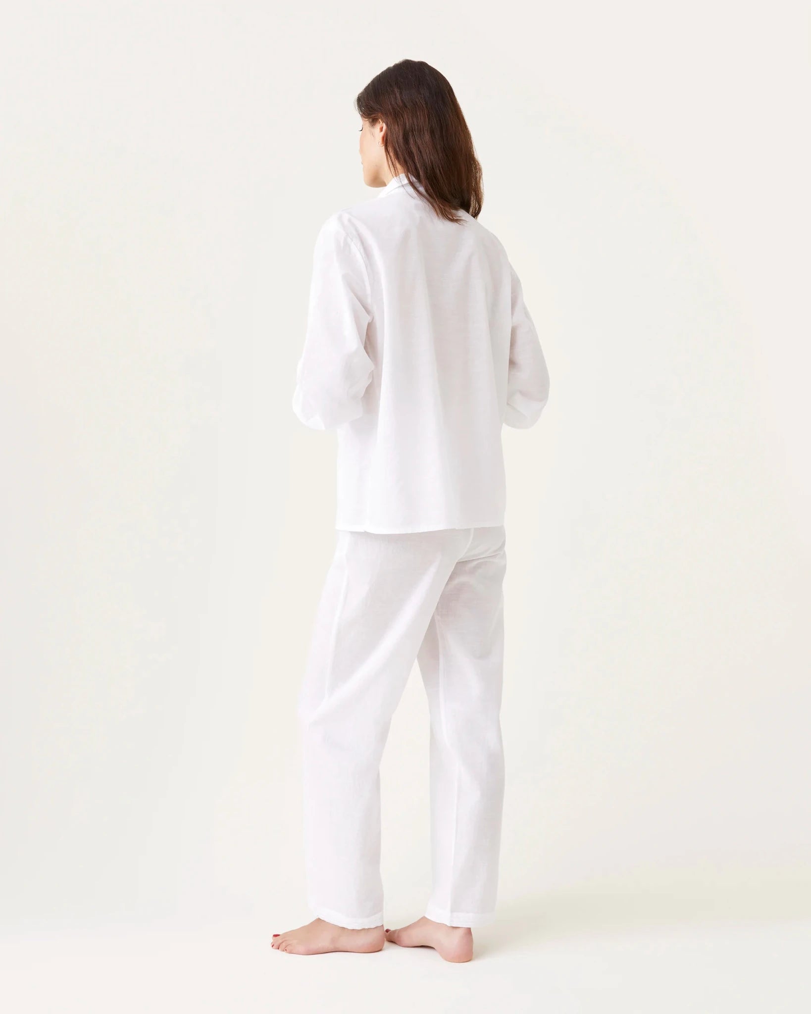 Pyjama Misha broderies blanches - Scarlette Ateliers