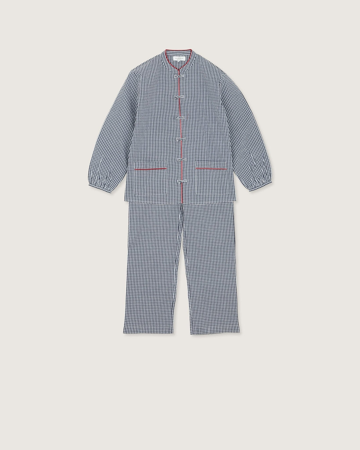 Pyjama Siam vichy navy - Scarlette Ateliers