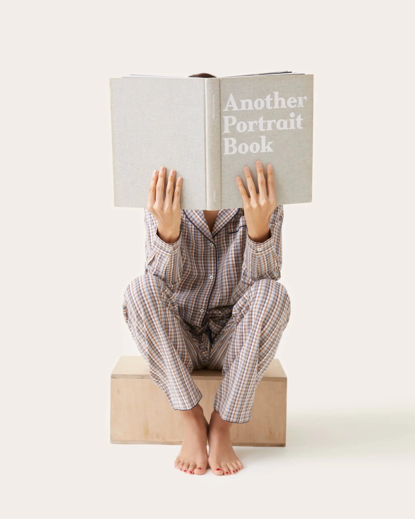 Pyjama Thelma carreaux moka - Scarlette Ateliers