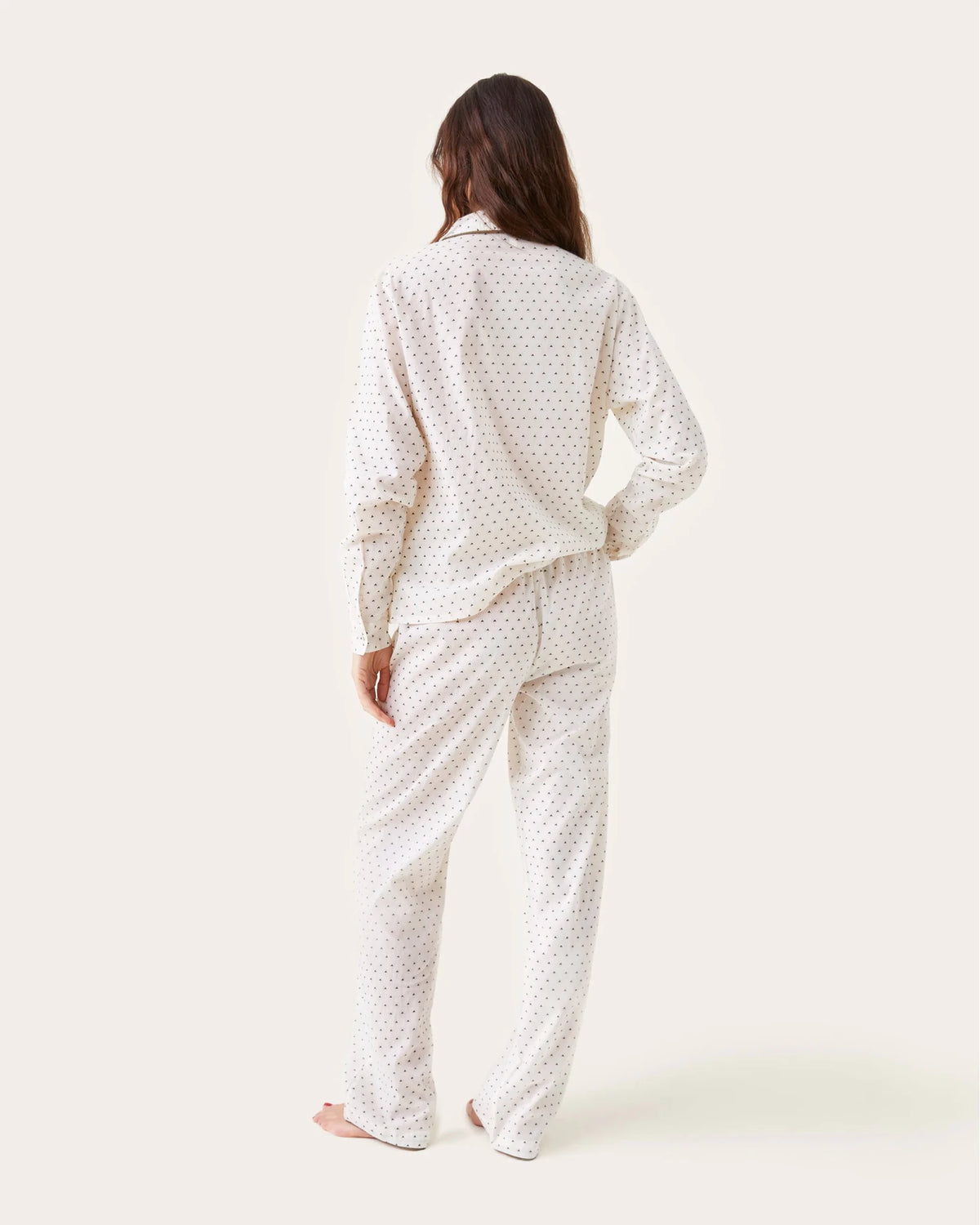 Pyjama Thelma imprimé tod vert - Scarlette Ateliers