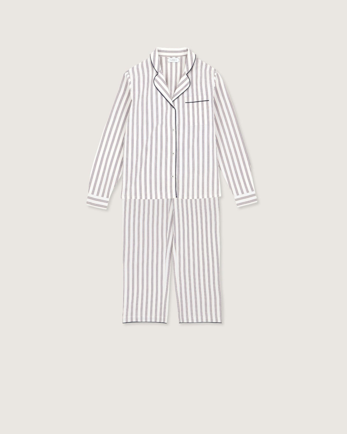 Pyjama Thelma rayures mist - Scarlette Ateliers