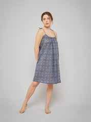 Robe de nuit 13 Marge Bleu - Scarlette Ateliers