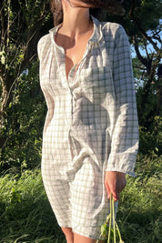 Robe de nuit 20 Jim Bleu - Scarlette Ateliers