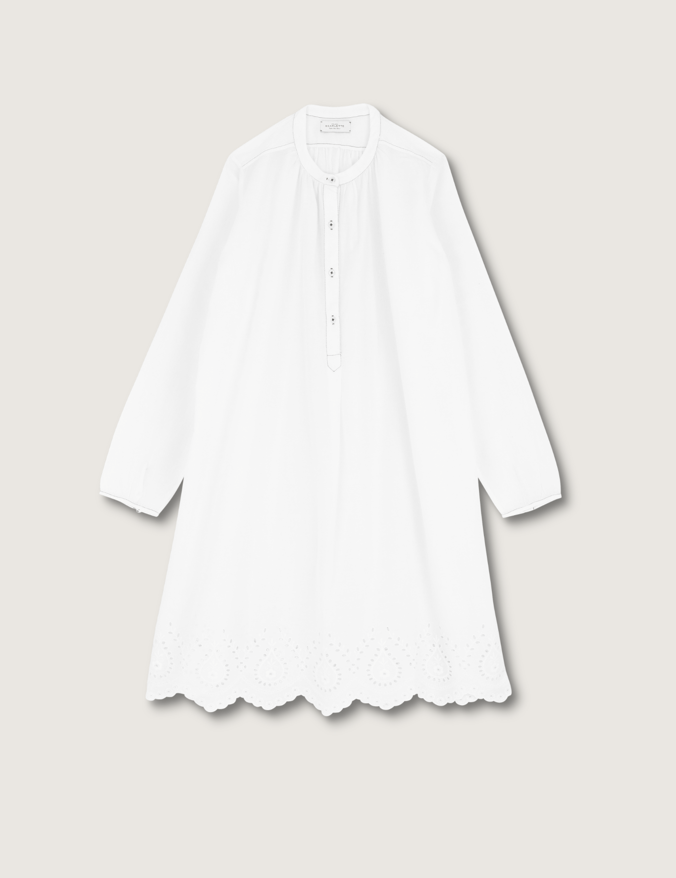 Robe de nuit 3 courte Emma - Scarlette Ateliers