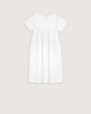 Frida night dress white embroideries