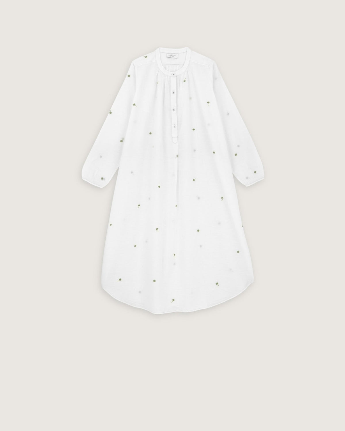 Robe de nuit Janet broderies clover - Scarlette Ateliers